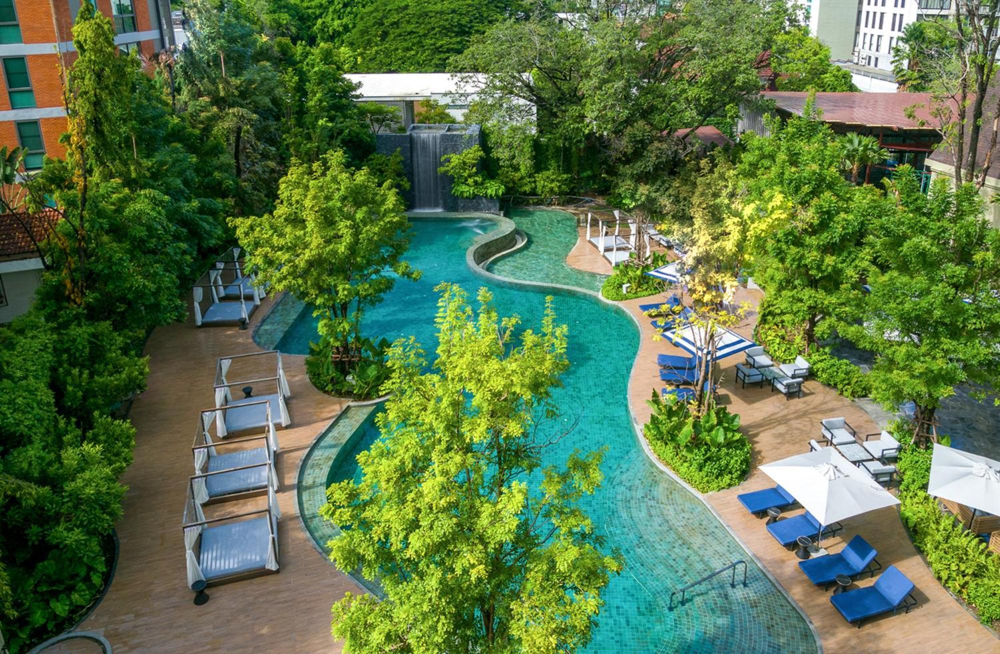 Marriott Executive Apartments, Bangkok Townhall Sukhumvit المظهر الخارجي الصورة