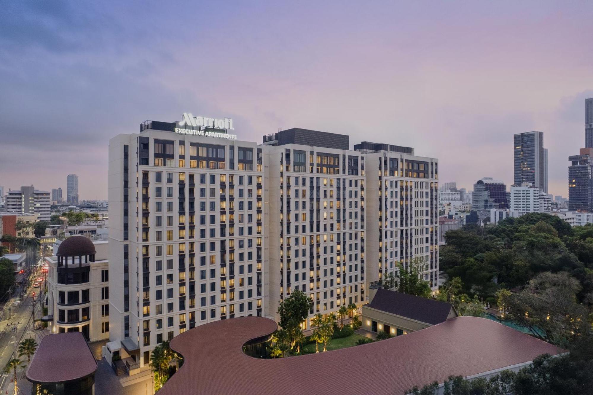 Marriott Executive Apartments, Bangkok Townhall Sukhumvit المظهر الخارجي الصورة