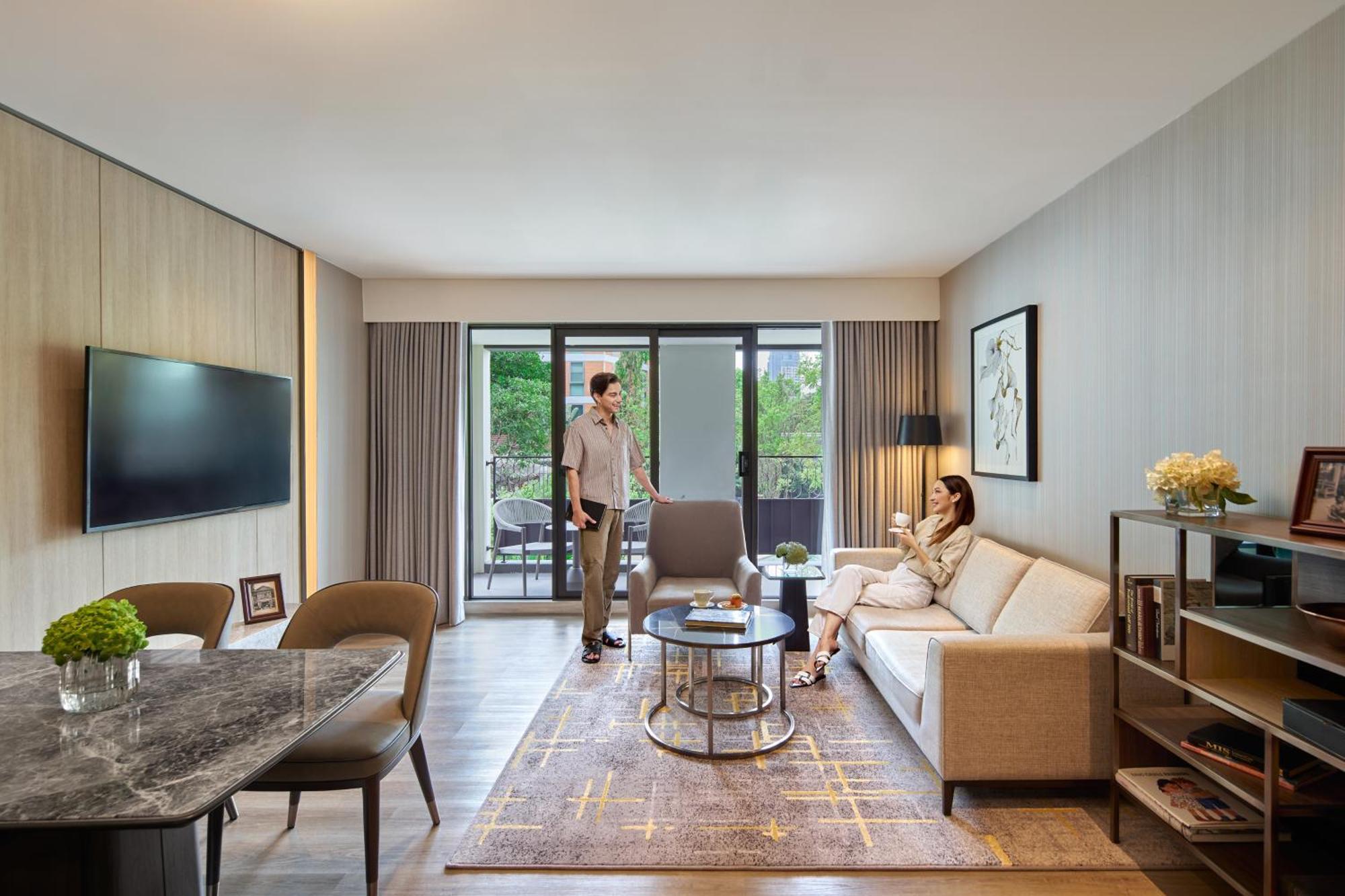 Marriott Executive Apartments, Bangkok Townhall Sukhumvit المظهر الخارجي الصورة