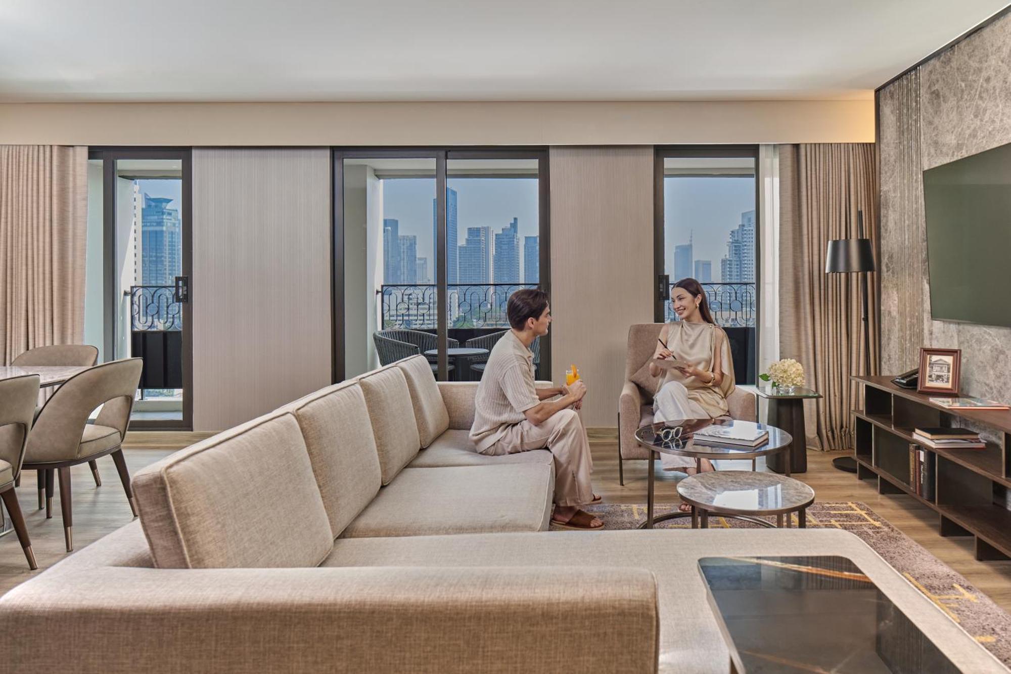 Marriott Executive Apartments, Bangkok Townhall Sukhumvit المظهر الخارجي الصورة
