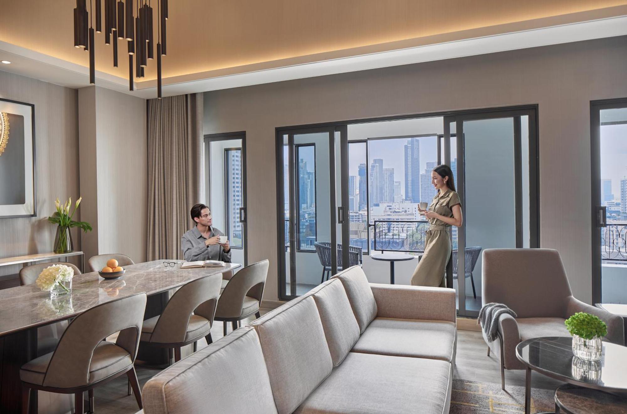 Marriott Executive Apartments, Bangkok Townhall Sukhumvit المظهر الخارجي الصورة